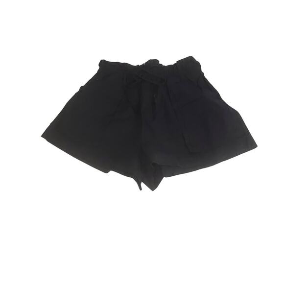 Petal & Pup Chelsey Linen blend shorts women black Size 8 resort wear vacation - Picture 3 of 11